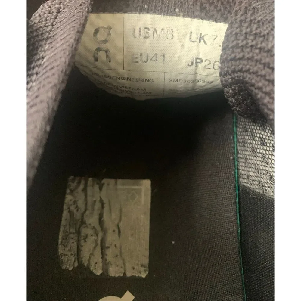 ON CLOUD Cloudultra black white Running Sneakers Gym Shoes men’s 8 - Picture 5 of 8